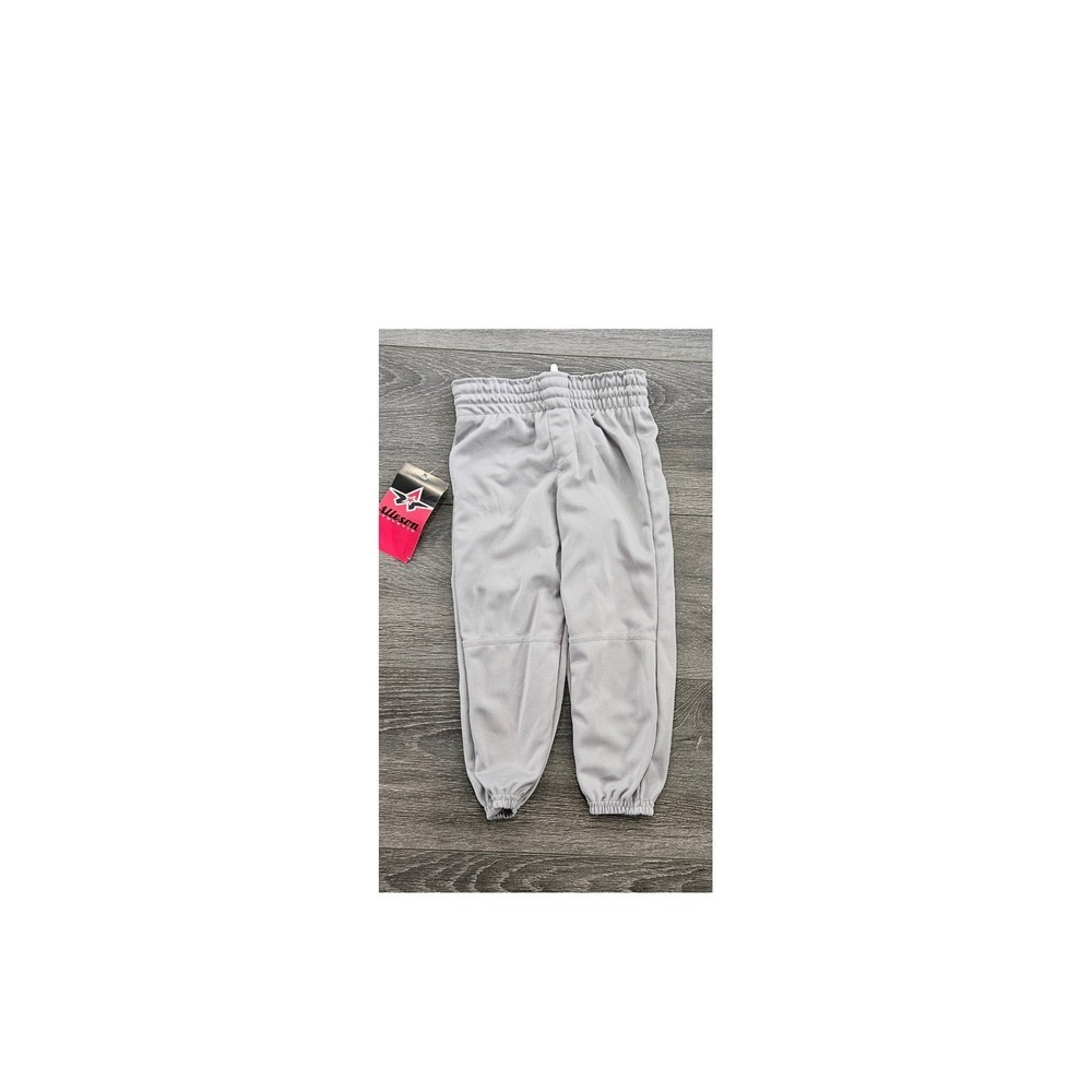 Allesion Youth XS Gray Baseball Pants‎ Athletic Apparel Sportswear